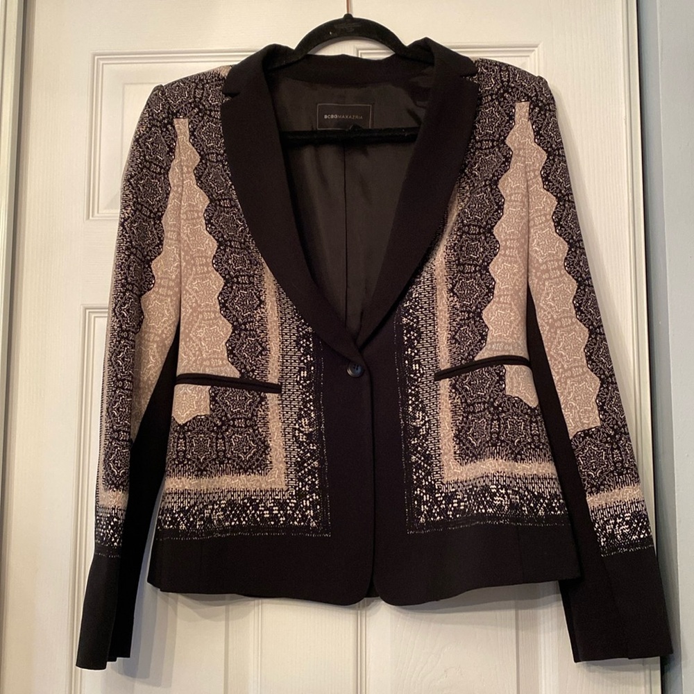 Patterned Blazer